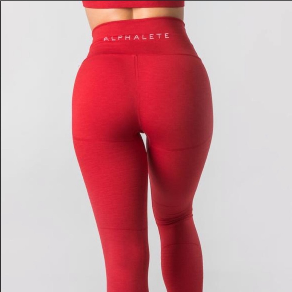 Alphalete red fomula r 6 size small